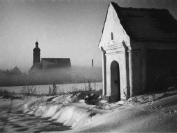 antoniuskapelle im schnee